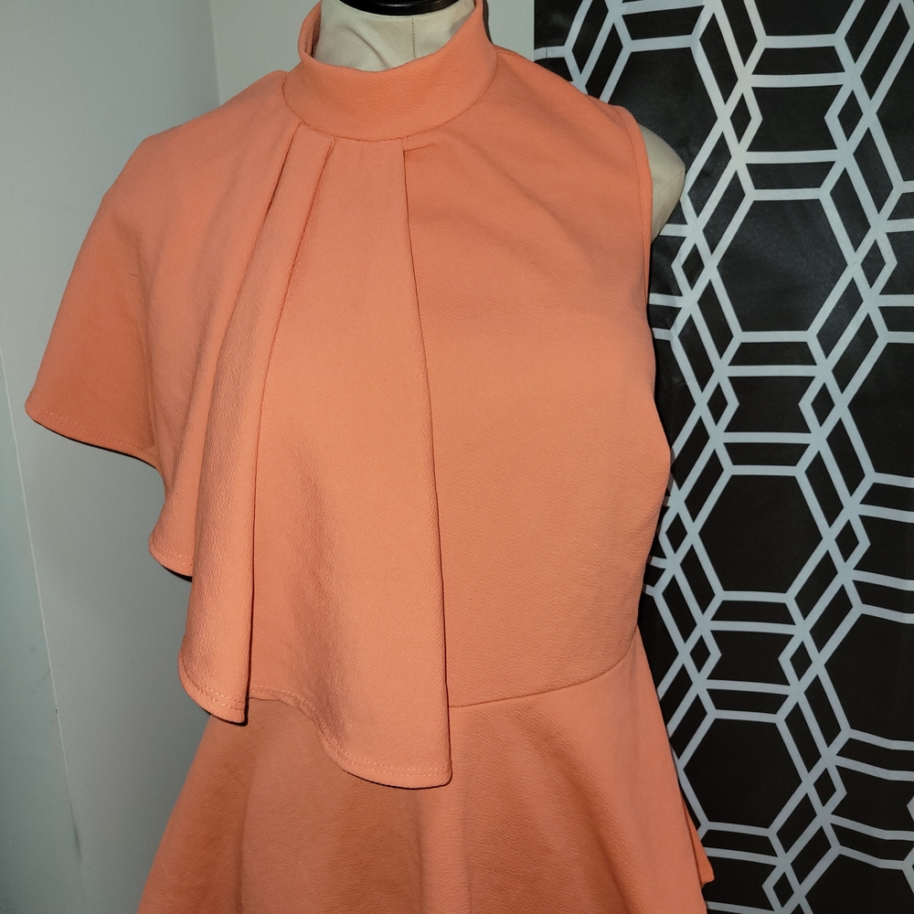 Ashley Stewart Vibrant Orange Blouse